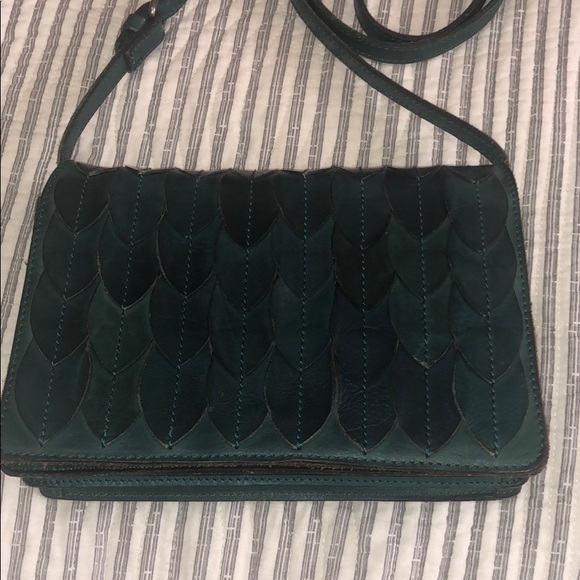 Patricia Nash Lanza in Teal “Featherleaves” - Picture 2 of 8